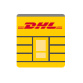 logo service magasin DHL consigne autonome 