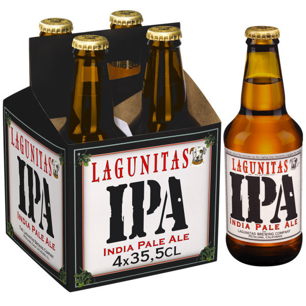 Bière IPA Californie LAGUNITAS IPA 4x35,5cl sur