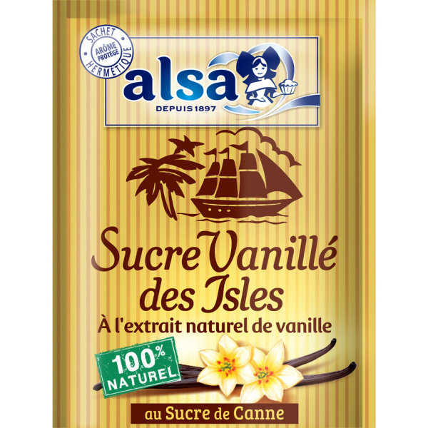 Sucre vanillé Alsa 7x7,5g sur