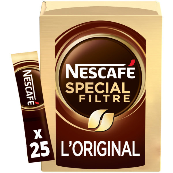 Café soluble sticks expresso Nescafé x25 sur