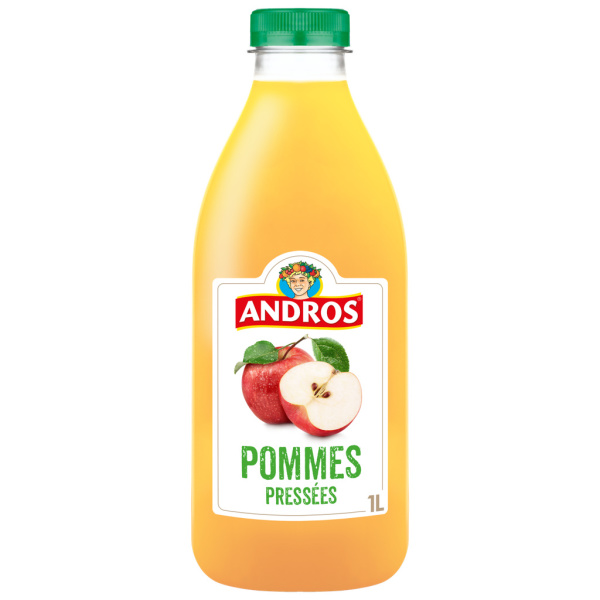 Jus de pomme à l'extrait gingembre pur jus franprix 75cl sur