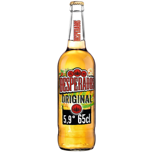 Bière aromatisée à la tequila 5.9° 65 cl verre perdu Desperados Red –  Antilles sur Tarn