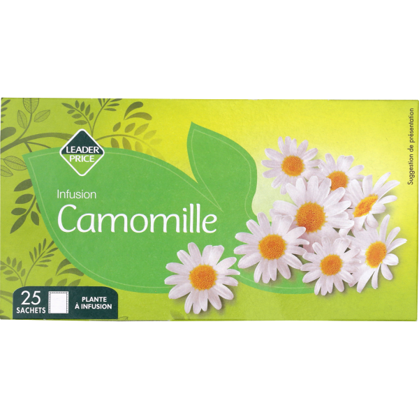 Infusion Camomille Leader Price g Sur Franprix Fr