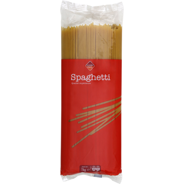 Pâtes spaghetti Leader price 1kg sur franprix.fr