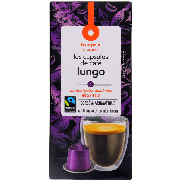 Capsule compatible Nespresso - Cafe Royal - Lungo X36
