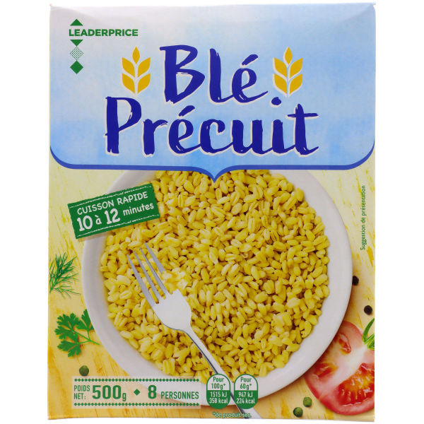 Blé précuit cuisson rapide - U - 400 g