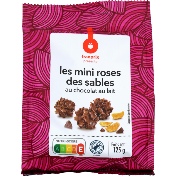 Mini roses des sables au chocolat au lait - Franprix - 125 g