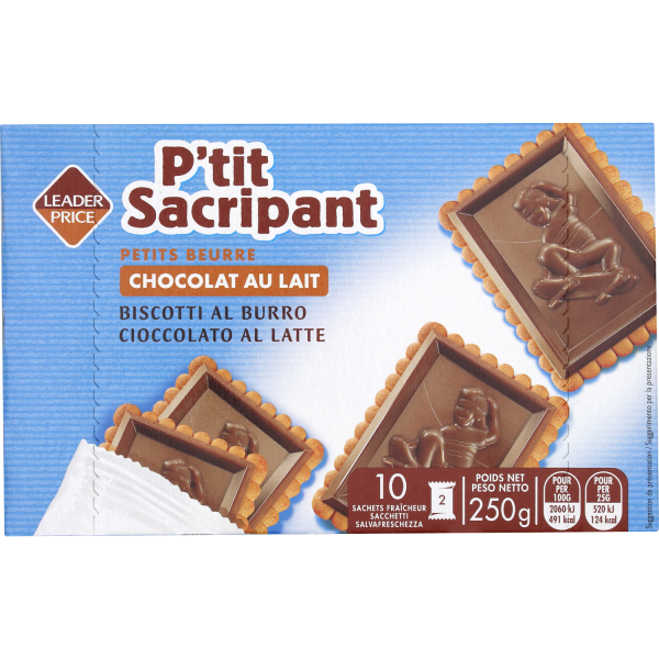 Petit Beurre Pocket Chocolat au lait Belle France - Livraison Épicerie  Francaise