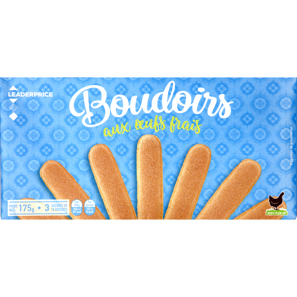 Boudoirs Aux œufs Frais Leader Price 175g Sur Franprixfr 