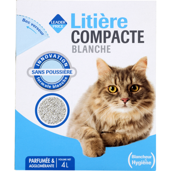 Litiere Compacte Agglomerante Leader Price 4l Sur Franprix Fr