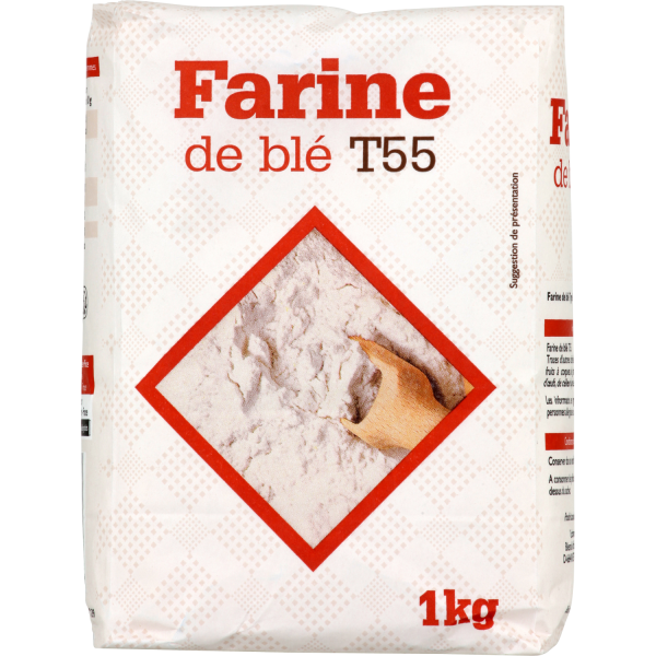 Farine de blé T55 PRIX MINI - 1kg - Super U, Hyper U, U Express 