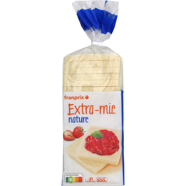 Pain De Mie Nature Sans Croute Franprix 500g Sur Franprix Fr