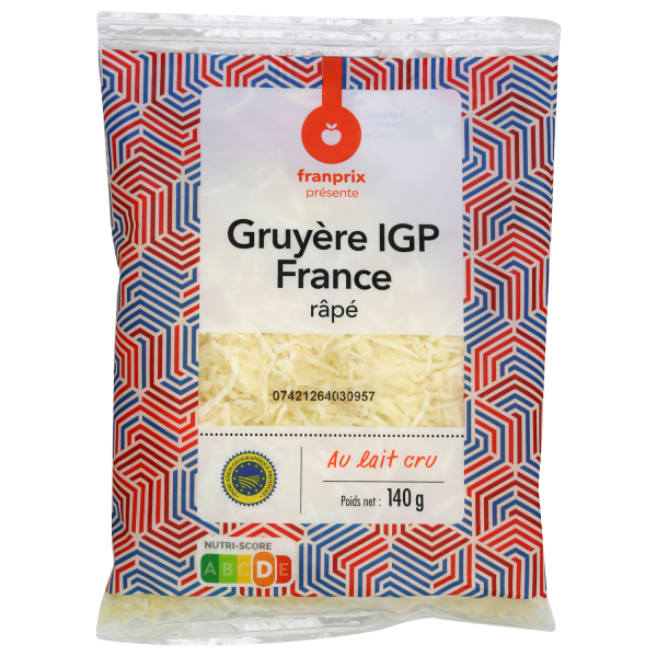 Le Gruyère IGP râpé - mon-marché.fr