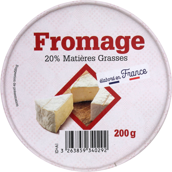 Fromage Au Lait De Vache Pasteurisé Leader Price 200g Sur Franprixfr 