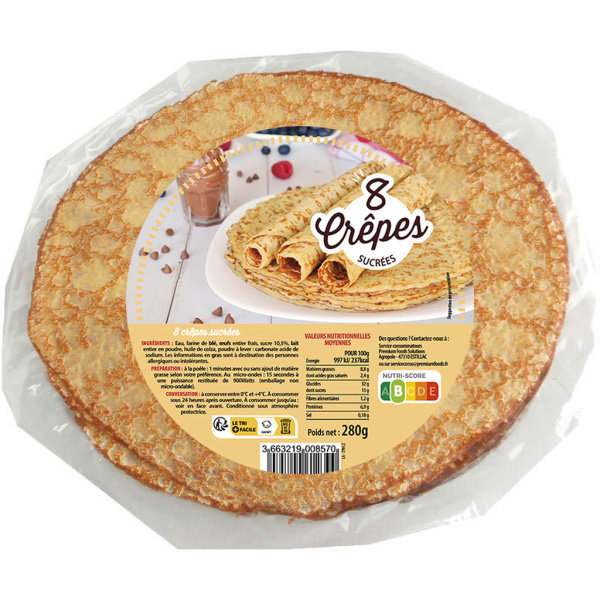 Easy Mix Express pour Crêpes sucrées 8x1,2kg