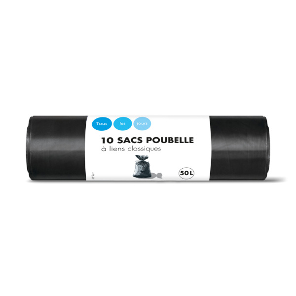 Sacs poubelle 100L Eco+ x10 