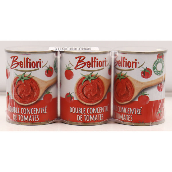 Double concentré de tomates Belfiori 3x140g sur