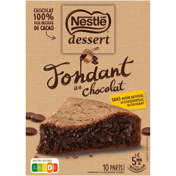 Preparation Gateau Fondant Chocolat Nestle Dessert 317g Sur Franprix Fr