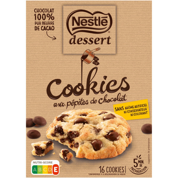 Preparation Pour Cookies Chocolat Nestle Dessert 351g Sur Franprix Fr