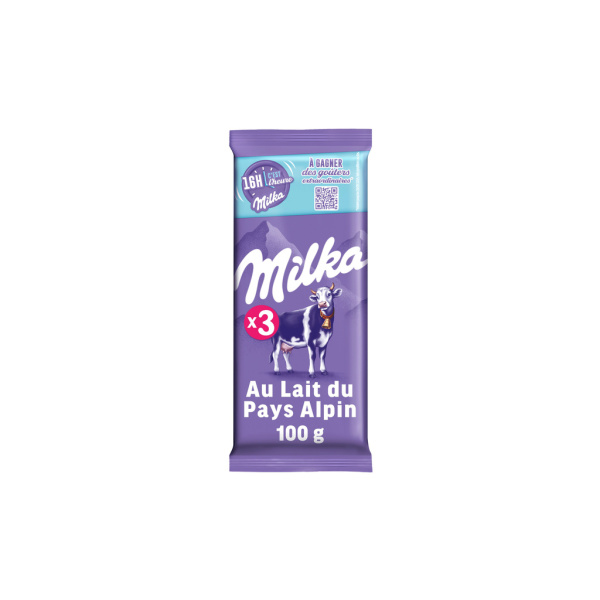 Tablette Chocolat Lait Milka 3x100g Sur Franprixfr 6584