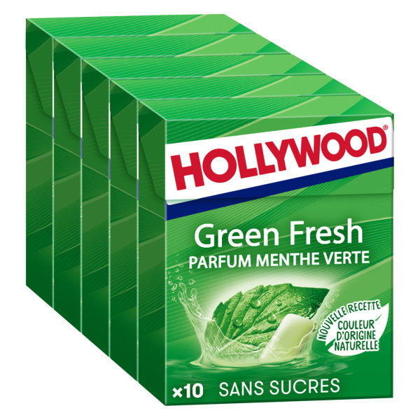 Chewing-gum à la fraise sans sucres HOLLYWOOD