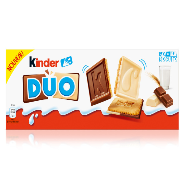 Biscuits chocolat kinder duo Kinder 150g sur franprix.fr