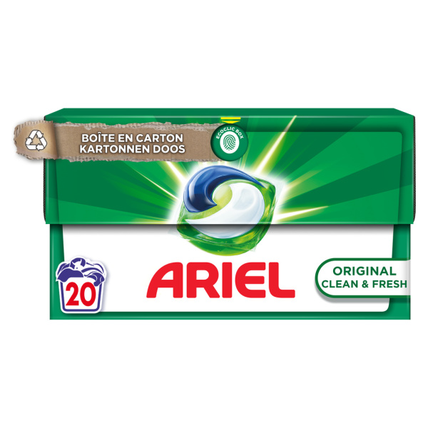 Ariel PODS+ - Lessive Liquide Caps - +Extra Fiber Protection - 28 Lavages