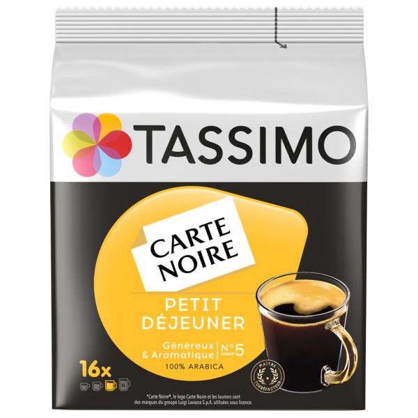 Café capsules compatibles Tassimo classique intensité 5 Tassimo 133g sur
